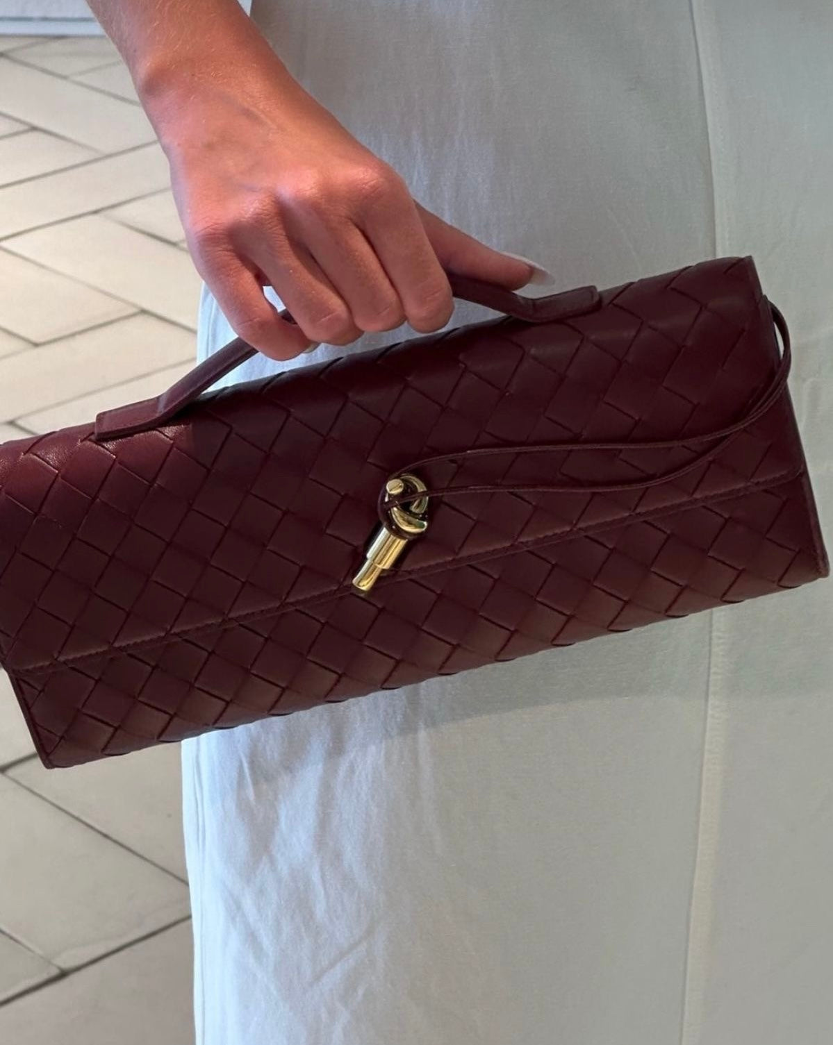 Geflochtene Andiamo Clutch